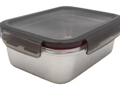 Online Steuber Edelstahldose mit PP-Deckel Rechteckig 1.300 ml