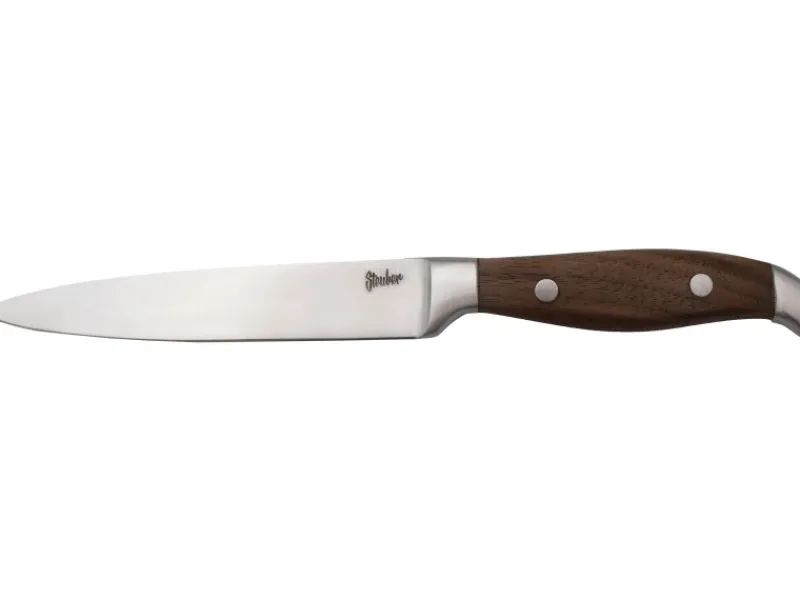 Steuber Küchenhelfer<Gemüsemesser Walnuss