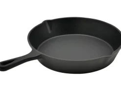 Steuber Herde<Grill-Gusspfanne Ø 24 cm Schwarz