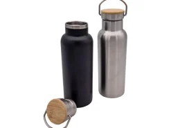 Steuber Trinkflasche mit Tragehenkel ca. 600 ml Schwarz< Küchenhelfer