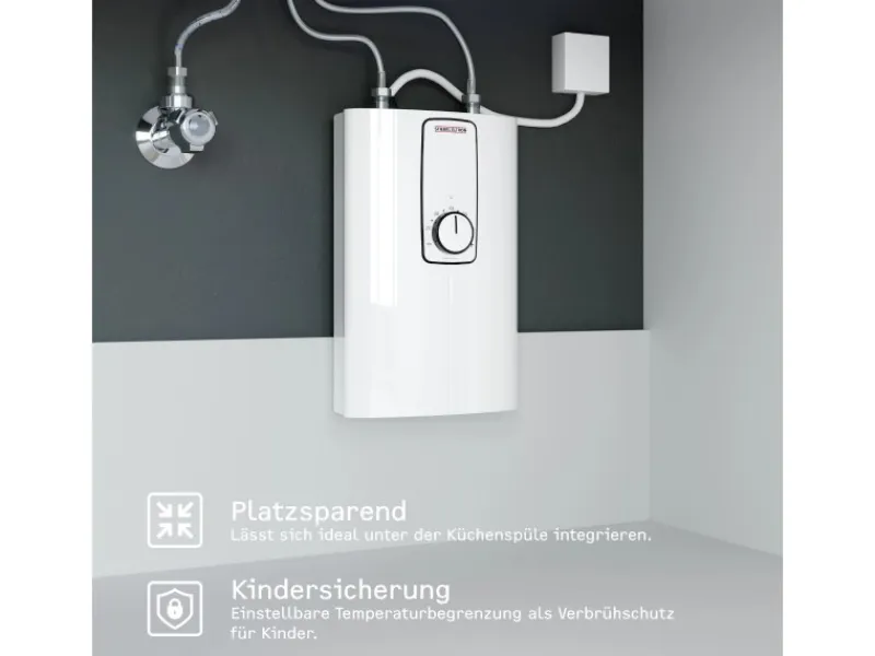 Stiebel Eltron Durchlauferhitzer|Zweigriffarmatur<Kompaktdurchlauferhitzer DCE 11/13 kW