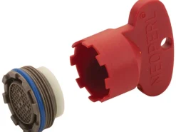 Ersatzteile Küchenarmatur<Strahlregler Caché Honeycomb PCA M21,5 Verchromt mit Montageschlüssel