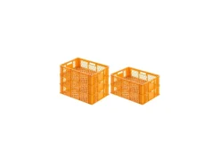 PROREGAL SuperSparSet 5 x Eurobehälter Bäcker- und Konditorenkasten HxBxT 17,1 x 40 x 60 33 Liter Gelb-Orange Brötchenkiste Sstapelbare Bäckerkiste< Vorratsdosen|Vorratsbehälter