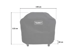 TAINO Platinum Yamara 4+2 Gasgrill Set mit Haube Edelstahl 4 Brenner Sear-Burner Backburner< Schneidebretter
