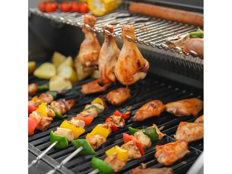 Outlet TAINO Platinum Yamara 6+2 Set Mit Haube Gasgrill Edelstahl 6 Brenner Sear-Burner Backburner