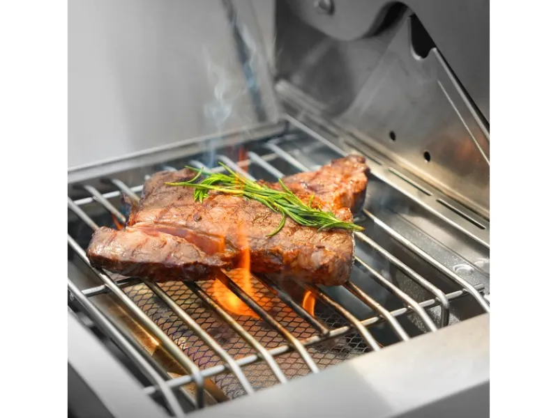 Outlet TAINO Platinum Yamara 6+2 Set Mit Haube Gasgrill Edelstahl 6 Brenner Sear-Burner Backburner