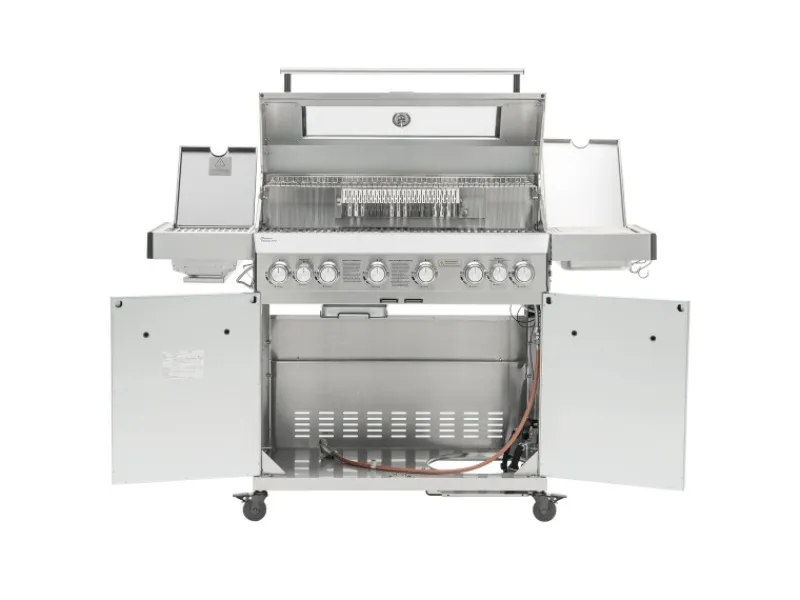 Outlet TAINO Platinum Yamara 6+2 Set Mit Haube Gasgrill Edelstahl 6 Brenner Sear-Burner Backburner