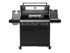 TAINO Schneidebretter<Platinum Yamara Dark 6+2 Gasgrill Set Mit Haube Stahl 6 Brenner Sear-Burner Backburner