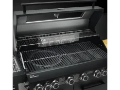 TAINO Schneidebretter<Platinum Yamara Dark 6+2 Gasgrill Stahl 6 Brenner Sear-Burner Backburner