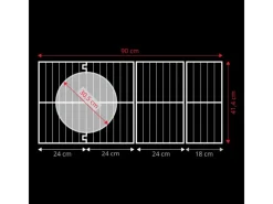 TAINO Schneidebretter<Platinum Yamara Dark 6+2 Gasgrill Stahl 6 Brenner Sear-Burner Backburner