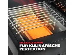 TAINO Schneidebretter<Platinum Yamara Dark 6+2 Gasgrill Stahl 6 Brenner Sear-Burner Backburner