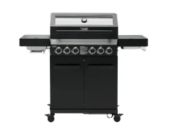 TAINO Platinum Yamara Dark 4+2 Set Mit Haube Gasgrill Stahl 4 Brenner Sear-Burner Backburner< Schneidebretter
