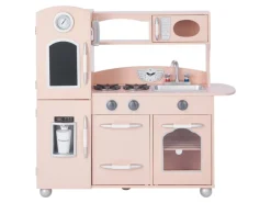 Sale Teamson Kids Kinderküche Spielküche mit Zubehör für Kinder Rosa