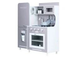 Clearance Teamson Kids Mayfair Holzspielküche & 11 Zubehörteile für Kinder Grau