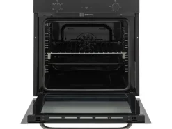 Telefunken Kochfelder<Backofen Einbaubackofen Autark 78 Liter Hot Air Shield 60 cm Einbau Ofen Ohne Kochfeld Schwarz