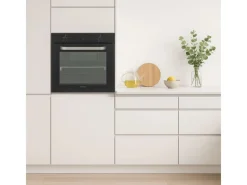 Telefunken Kochfelder<Backofen Einbaubackofen Autark 78 Liter Hot Air Shield 60 cm Einbau Ofen Ohne Kochfeld Schwarz