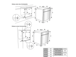 Telefunken Kochfelder<Backofen Einbaubackofen Autark 78 Liter Hot Air Shield 60 cm Einbau Ofen Ohne Kochfeld Schwarz