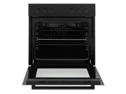 Telefunken Einbauherd-Set Backofen mit Grill und Umluft 65 Liter Vap-Clean ECH65A-B2< Kochfelder|Herde