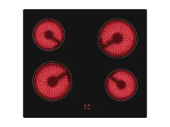 Telefunken Einbauherd-Set Backofen mit Grill und Umluft 65 Liter Vap-Clean ECH65A-B2< Kochfelder|Herde