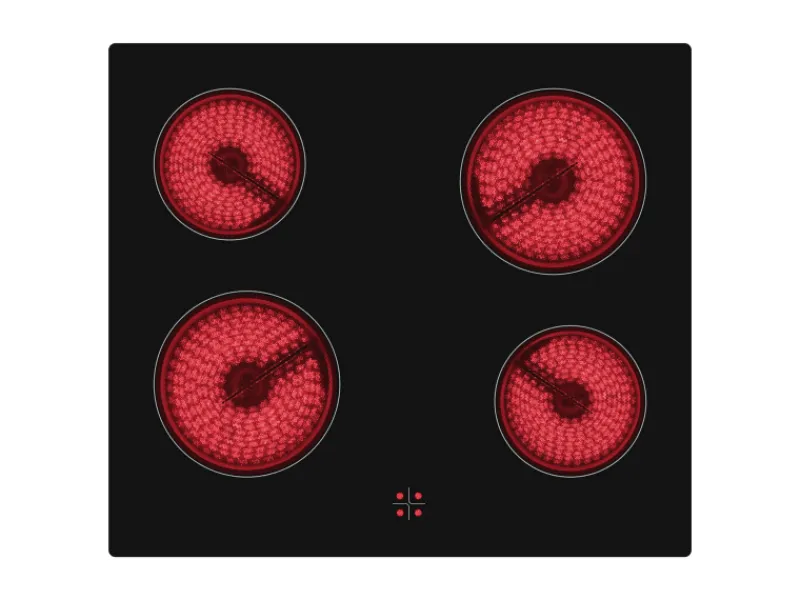 Telefunken Einbauherd-Set Backofen mit Grill und Umluft 65 Liter Vap-Clean ECH65A-B2< Kochfelder|Herde