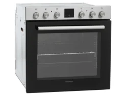 Hot Telefunken Einbauherd-Set Backofen mit Glaskeramik-Kochfeld 4 Zonen Teleskopauszug 78 Liter B-HS-75-C-I