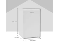 Telefunken Gefrierschrank 63L Nutzinhalt Tiefkühlschrank 4Sterne Höhe 82,1cm Breite 48cm CF-34-101-W< Gefrierschränke