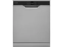 Telefunken Geschirrspüler<Geschirrspüler Freistehend 60 cm Spülmaschine Silber 12 Maßgedecke 6 Programme AquaStop Eco GFS6012DI