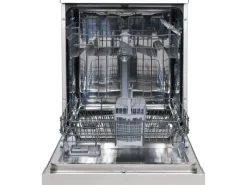 Telefunken Geschirrspüler<Geschirrspüler Freistehend 60 cm Spülmaschine Silber 12 Maßgedecke 6 Programme AquaStop Eco GFS6012DI