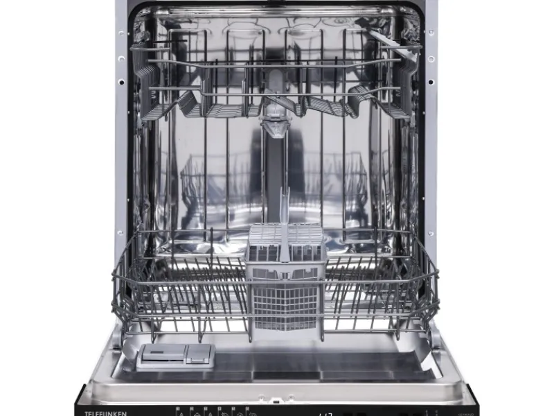 Telefunken Geschirrspüler Vollintegrierbar 60 cm Einbau Spülmaschine 12 Maßgedecke 6 Programme AquaStop GEV6012D< Geschirrspüler
