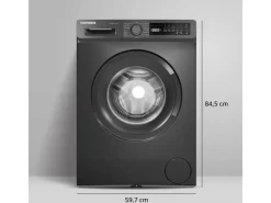 Outlet Telefunken Waschmaschine 8kg Frontlader 1400 U/Min. Inverter Motor AquaStop Schontrommel W-8-1400-A-DI Inox