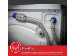 Telefunken Waschmaschinen<Waschtrockner Kombi 9 kg Waschen 6 kg Trocknen Waschmaschine mit Trockner integriert 1400 U/Min Weiß