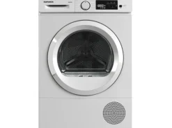 Telefunken Wäschetrockner<Wärmepumpentrockner 7 kg Trockner Frontlader Wäschetrockner Knitterschutz Startzeitvorwahl Leise TWP7EW