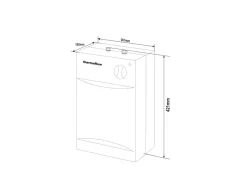 Outlet Thermoflow Untertischspeicher UT5SETOVALIS mit Niederdruckarmatur 5 Liter