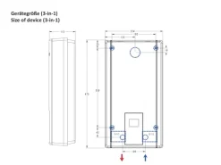 Hot Thermoflow vollelektronischer Durchlauferhitzer Elex 3-in-1 EEK: A