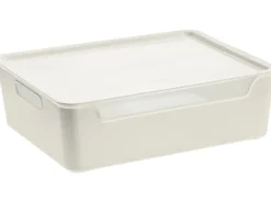 Tontarelli Organizer-Box Bella XXL 11,2 cm x 36 cm x 28 cm Weiß< Vorratsdosen
