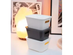 Tontarelli Vorratsdosen|Vorratsbehälter<Organizer-Box Bella L 11,2 cm x 17,9 cm x 13,9 cm Weiß