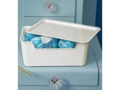 Discount Tontarelli Organizer-Box Bella XL 11,2 cm x 28 cm x 17,9 cm Weiß