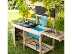 TP Toys Herde|Kochfelder<Kinderspielküche Deluxe mit Zubehör Holz FSC®