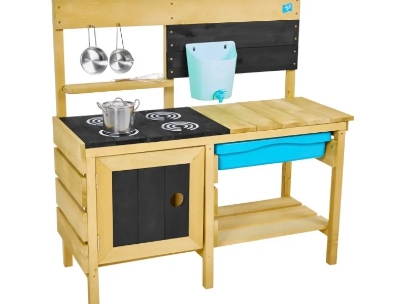 TP Toys Herde|Kochfelder<Kinderspielküche Deluxe mit Zubehör Holz FSC®