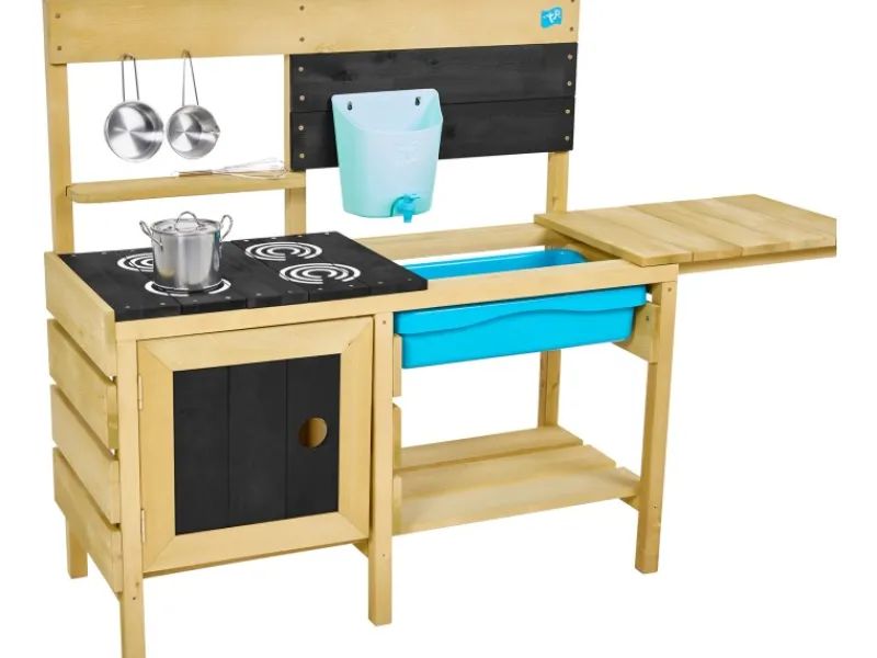 TP Toys Herde|Kochfelder<Kinderspielküche Deluxe mit Zubehör Holz FSC®