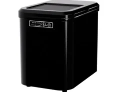 Online Tronitechnik Eiswürfelmaschine Ice Maker Eiswürfelbereiter Schwarz Kunststoff