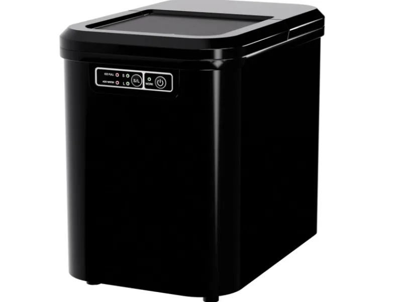Online Tronitechnik Eiswürfelmaschine Ice Maker Eiswürfelbereiter Schwarz Kunststoff