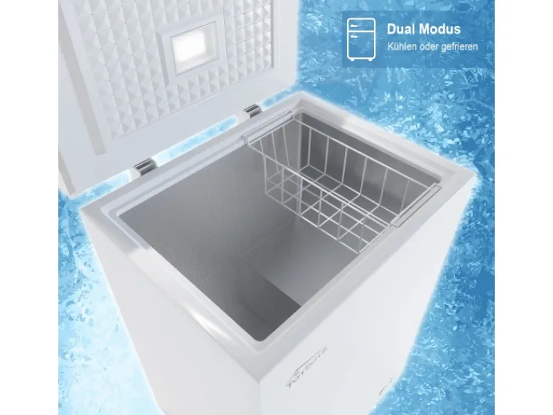 Tronitechnik Gefriertruhe Kühltruhe Borgar Pro Mit 2In1 Gefrier- Und Kühlfunktion | 110 Liter 169Kwh/Jahr | Led-Licht< Gefrierschränke