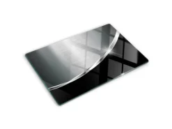 Schneidebretter<Tulup Herdabdeckplatte 80x52 cm Schneidebrett Glas Schutzplatte Küchenutensilien Spritzschutz Abdeckung Textur