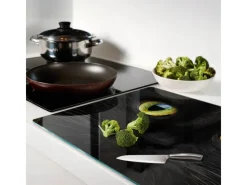 Tulup Herdabdeckplatte 80x52 cm Glas-Servierbrett Küchenutensilien Schutzplatte Spritzschutz Abdeckung Katzenaugen< Herdabdeckungen