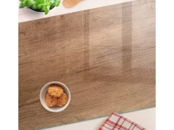 Tulup Herdabdeckplatte 80x52 cm Schneidebrett Glas Schutzplatte Küchenutensilien Spritzschutz Abdeckung Holz< Schneidebretter|Herdabdeckungen