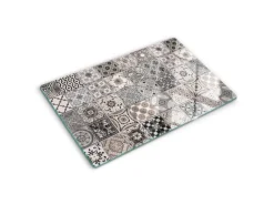 Tulup Herdabdeckplatte 80x52 cm Schneidebrett aus Glas Schutzplatte Spritzschutz Abdeckung Keramikfliesen< Schneidebretter|Herdabdeckungen