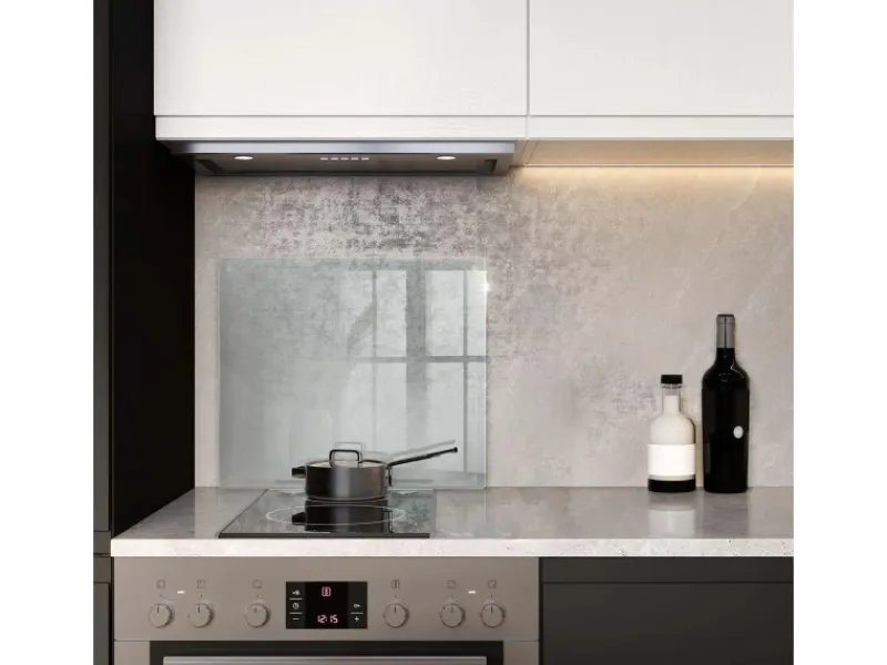 Sale Tulup Schneidebrett Glas Schneidebrett Transparent 60x52 cm Rechteckiges Schneidebrett Transparente Schneidebrett