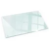 Tulup Schneidebrett Rutschfestes Schneidebrett Glas 52x30 cm Rechteckiges Schneidebrett Durchsichtiges Schneidebrett