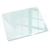 Outlet Tulup Schneidebrett Transparente Schneidebrett 52x40 cm Rechteckiges Schneidebrett Rutschfestes Schneidebrett Glas